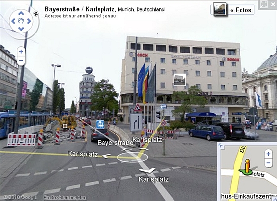 Google Streetview lässt die Branche kalt
