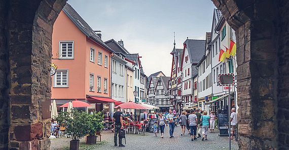 Eine Stadt wird zum City-Outlet